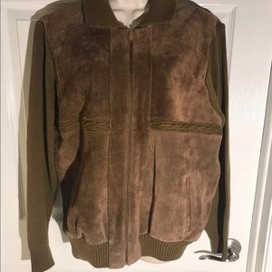 SportsWear Jacket. Vintage.Size Large.100% Suede